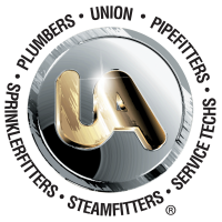 The United Association International (UA) logo