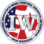 International Association of Bridge, Structural, Ornamental and Reinforcing Ironworkers (IW) logo